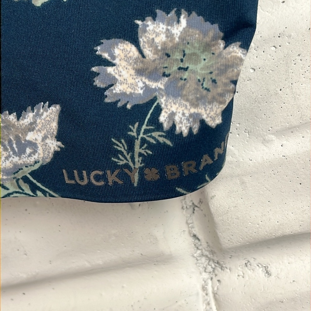 LUCKY BRAND BRALETTES SET OF 2 FLORAL AND OFF WHITE SEEMLESS SIZE SMALL NWOT - Picture 9 of 14